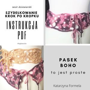 Schemat szydełkowy na pasek